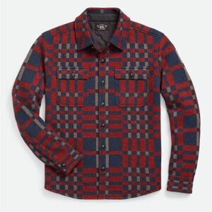 NWT Ralph Lauren Double RL Matlock Wool Cashmere Workshirt Sz M